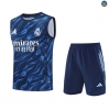 Maxmaillots Training Real Madrid Ensemble Short Débardeur 2025/26 Bleu Marine Pas Chere