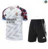 Maxmaillots Training Real Madrid + Short 2025/26 Blanc/Noir/Rouge discout