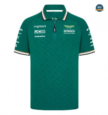 Max Maillot Polo Aston Martin F1 Team 2024