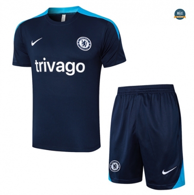 Achetez Max Maillot Chelsea + Shorts 2024/25 Training bleu royal pas cher fiable