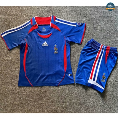 Maillots Retro 2006 France Enfant Domicile