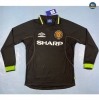 Maillot Retro 1998-99 Manchester United Exterieur Manche Longue