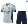 Choix Max Maillots Training Foot Arsenal + Short 2025/26 Gris/Bleu Marine/Bleu