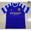 Max Maillot Retro Manchester City édition commémorative Bleu