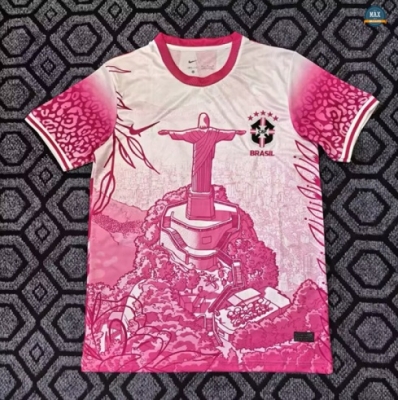 Max Maillot Brésil Spécial Rose/Rouge 2025/26