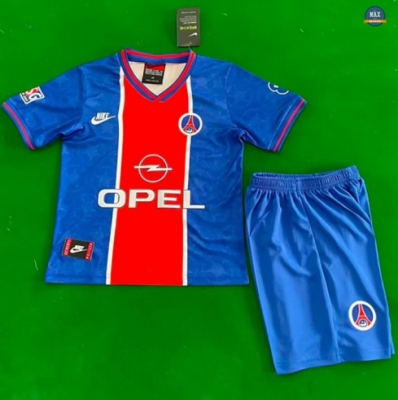 Max Maillot Retro 1995-96 PSG Enfant Domicile