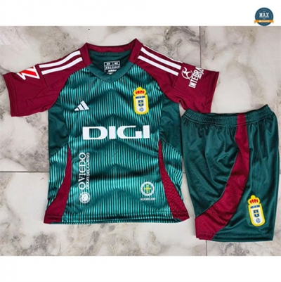 Grossiste Max Maillot Real Oviedo Enfant Third 2024/25