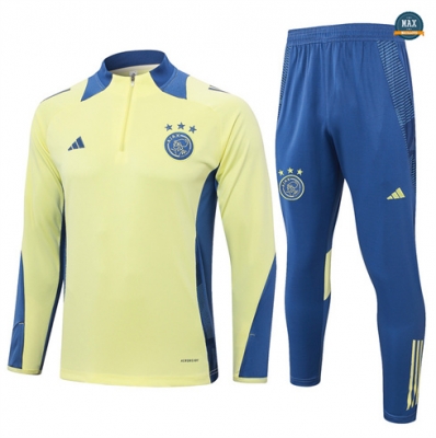 Soldes Max Survetement AFC Ajax 2024/25 jaune clair