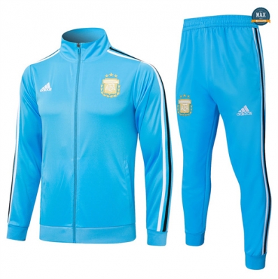 Soldes Max Veste Survetement Argentine 2024/25 Bleu