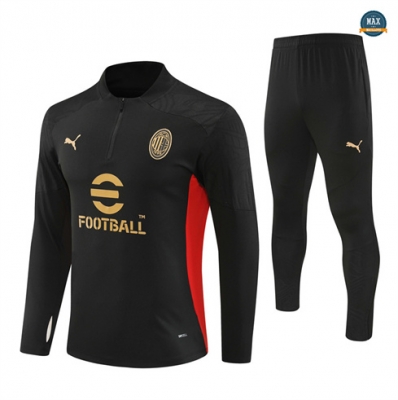 Acheter Max Survetement Enfant AC Milan 2024/25 noir