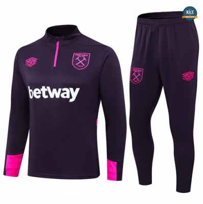 Vente Max Survetement West Ham United 2024/25 Violet