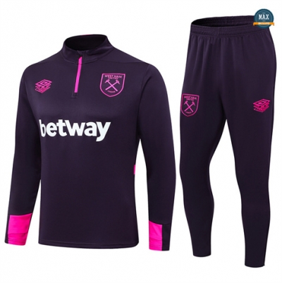 Vente Max Survetement West Ham United 2024/25 Violet