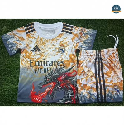 Max Maillots Real Madrid Enfant Noir Dragons 2025/26