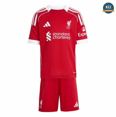 Max Maillots Liverpool Enfant Domicile 2025/26