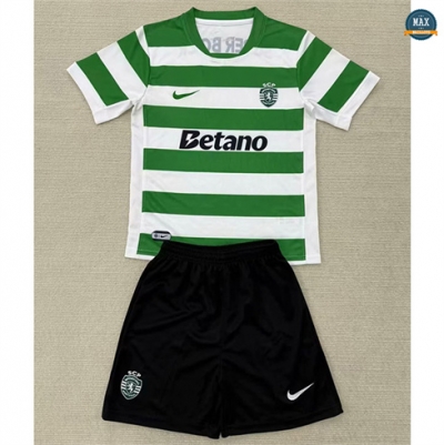 Max Maillots Sporting Lisbon Enfant Domicile 2025/26