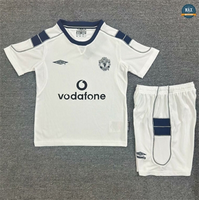 Max Maillots Rétro 2001-03 Manchester United Enfant Exterieur