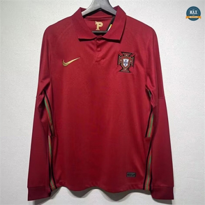 Maillot Retro Foot 2020 Portugal Domicile Manche Longue
