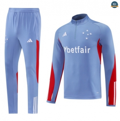 Maxmaillots Survetement Cruzeiro 2025/26 Bleu/Rouge/Blanc personnalisé