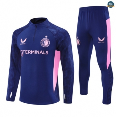 Maxmaillots Survetement Enfant Feyenoord 2025/26 Violet Pas Chere