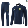 Maxmaillots Veste Survetement Portugal 2025/26 Bleu Marine/Blanc Pas chèr