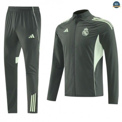 Maxmaillots Coupe vent Real Madrid 2025/26 Vert Grossiste