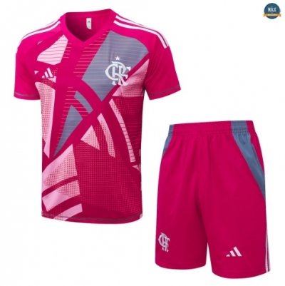 Maxmaillots Training Flamengo + Short 2025/26 Rouge discout