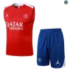 Maxmaillots Training PSG Ensemble Short Débardeur 2025/26 Rouge/Bleu/Blanc discout