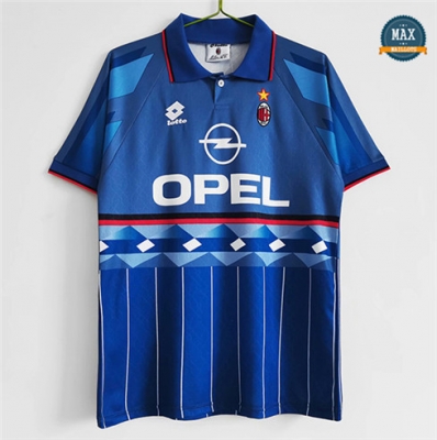 Max Maillots Rétro AC Milan Bleu