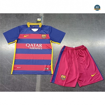 Achetez Max Maillot Retro 2015-16 Barcelone Enfant Domicile pas cher fiable