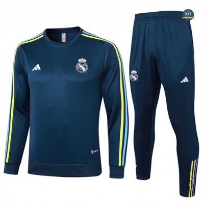 Soldes Max Survetement Real Madrid 2024/25 bleu royal pas cher fiable