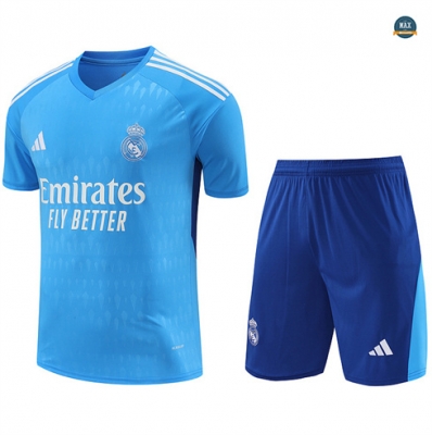 Acheter Max Maillot Real Madrid goalkeeper + Shorts 2024/25 Training bleu clair