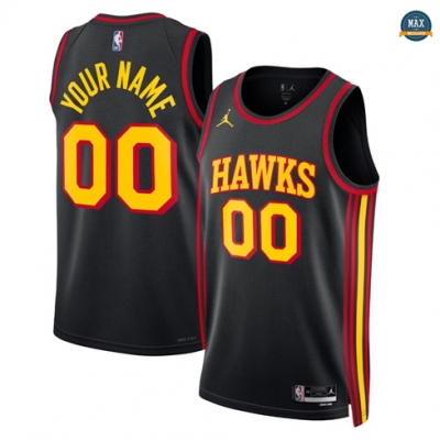 Max Maillots Custom, Atlanta Hawks - Statement