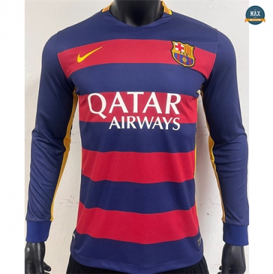 Max Maillots Retro 2015-16 Barcelone Domicile Manche Longue