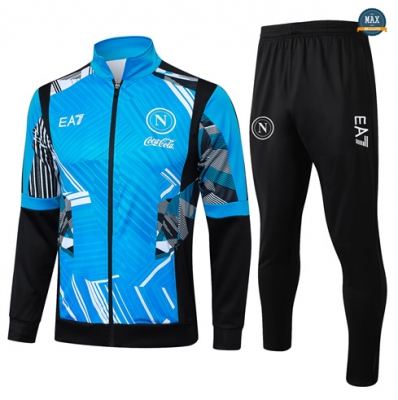 Veste Survetement Enfant Naples 2024/25 bleu