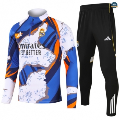 Achat Max Survetement Real Madrid 2025/26 Blanc/Bleu/Noir