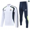 Achetez Max Survetement Real Madrid 2025/26 Blanc/Bleu Marine/Vert