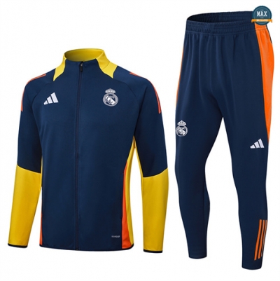 Veste Survetement Real Madrid 2024/25 bleu royal discout
