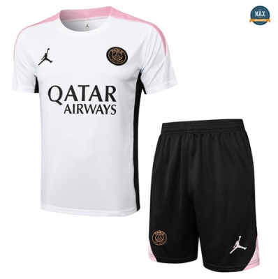 Maillots Training Paris Saint Germain + Short 2024/25 Blanc
