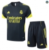 Achetez Max Maillots Training Foot Real Madrid + Short 2025/26 Gris foncé/Jaune
