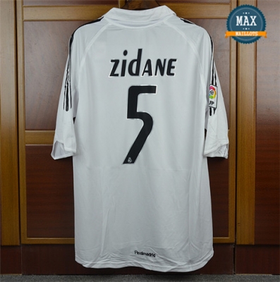 Maillot Retro 2005-06 Real Madrid Domicile (5 Zidane)
