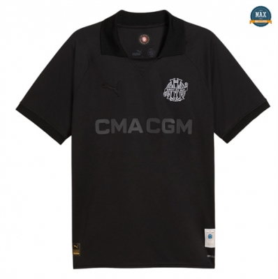 Max Maillot Olympique Marseille 125 ans Anniversaire Noir 2024/25