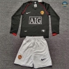 Max Maillot Rétro 2007-08 Manchester United Enfant Exterieur Manche Longue