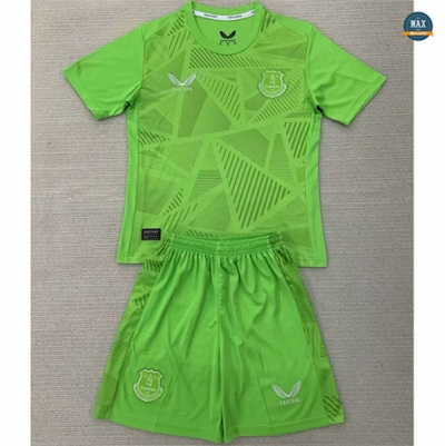 Soldes Max Maillots Everton Enfant Gardien de but Vert 2024/25