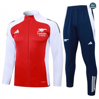 Soldes Max Veste Survetement Enfant Arsenal 2024/25 rouge