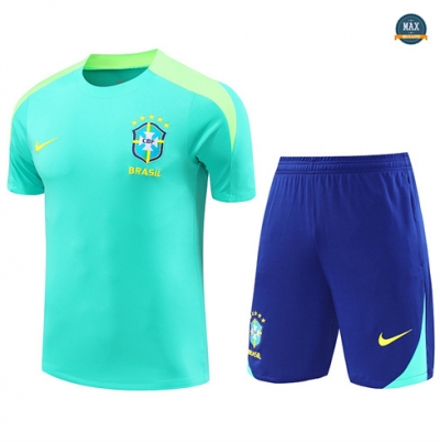 Nouveau Max Maillots Training Brésil + Short 2024/25 bleu clair