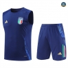 Soldes Max Maillots Training Italie Ensemble Short Débardeur 2024/25 Bleu marine