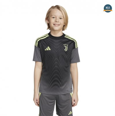 Max Maillot Juventus Enfant Gardien De But Noir 2025/26