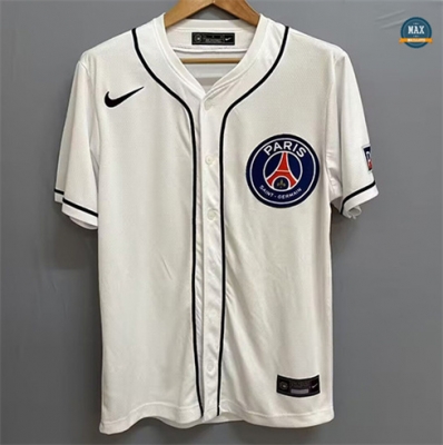 Max Maillots PSG baseball Blanc 2025/26