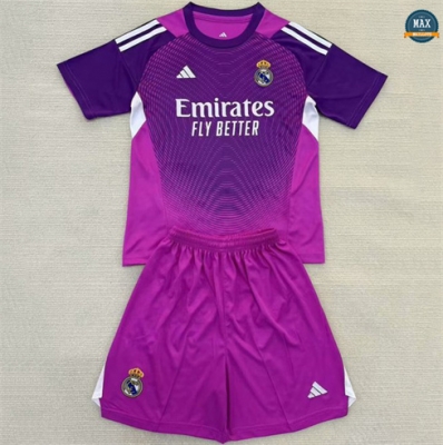 Max Maillots Real Madrid Enfant Gardien De But Violet 2025/26