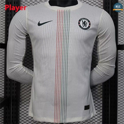 Max Maillot Chelsea Player Manche Longue Blanc 2025/26